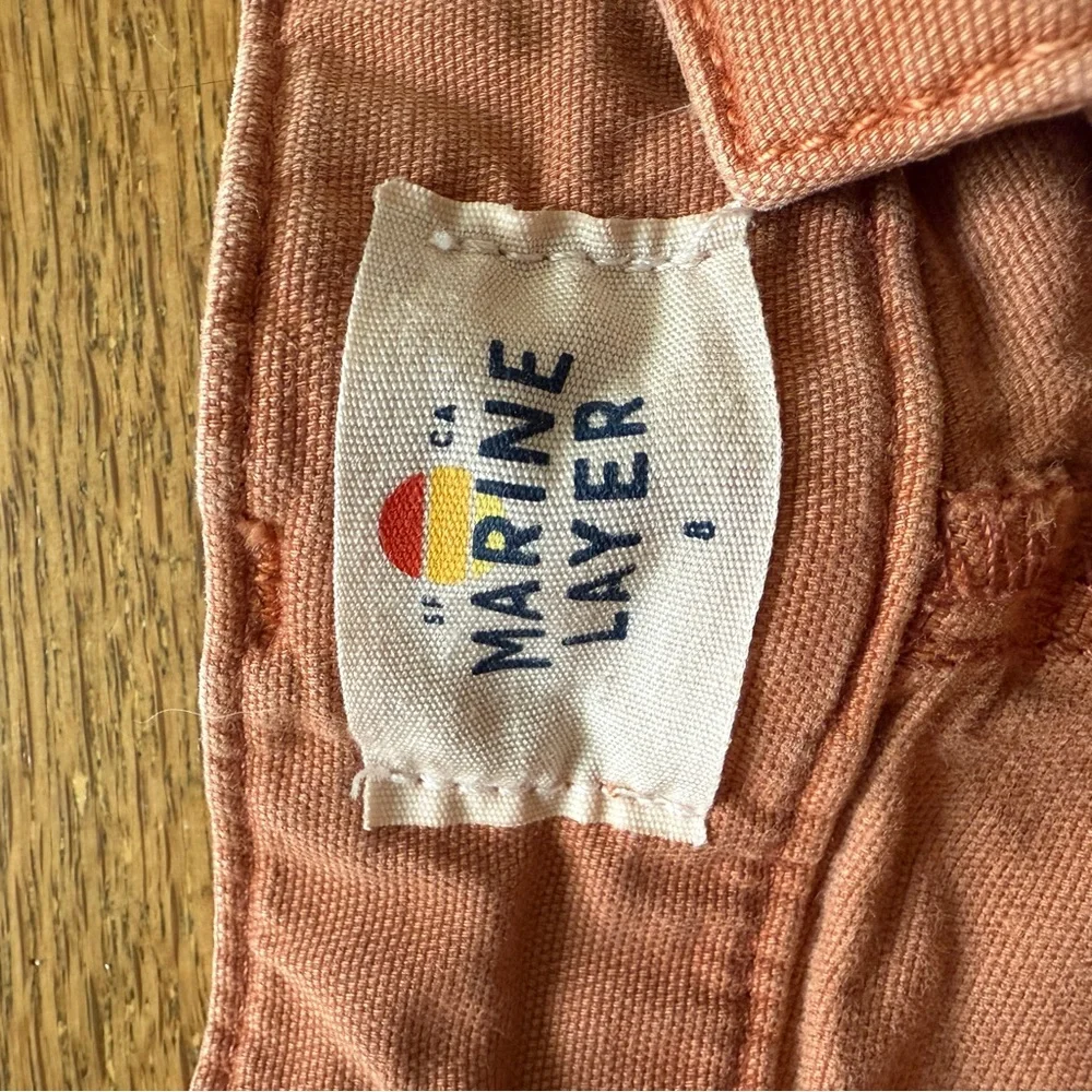 Marine Layer Cropped Ankle Pants in Brown - Picture 2 of 4